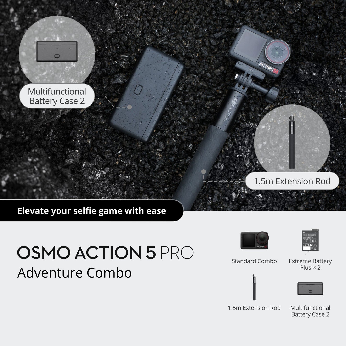 DJI Osmo Action 5 Pro Camera Adventure Combo