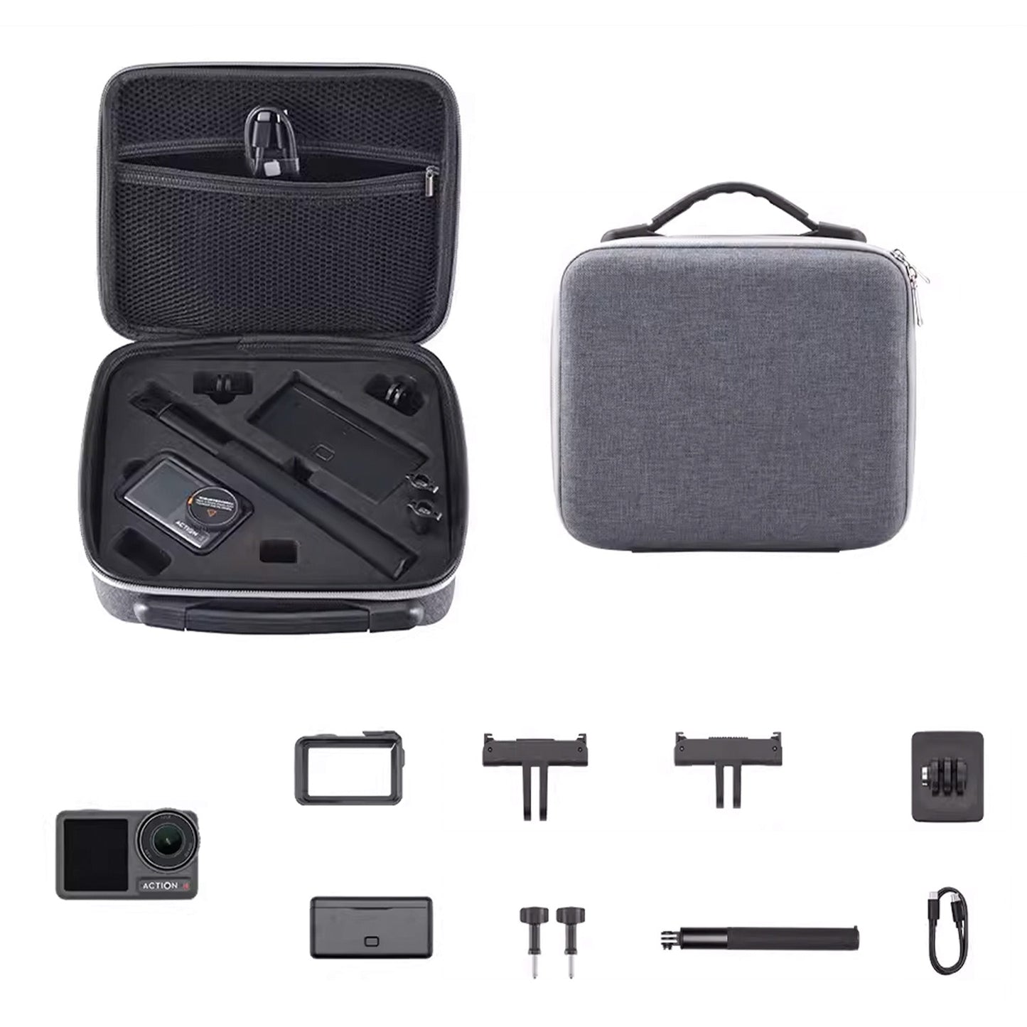 STARTRC Osmo Action 5 Pro / Action 4 / Action 3 PU Hard Carrying Bag