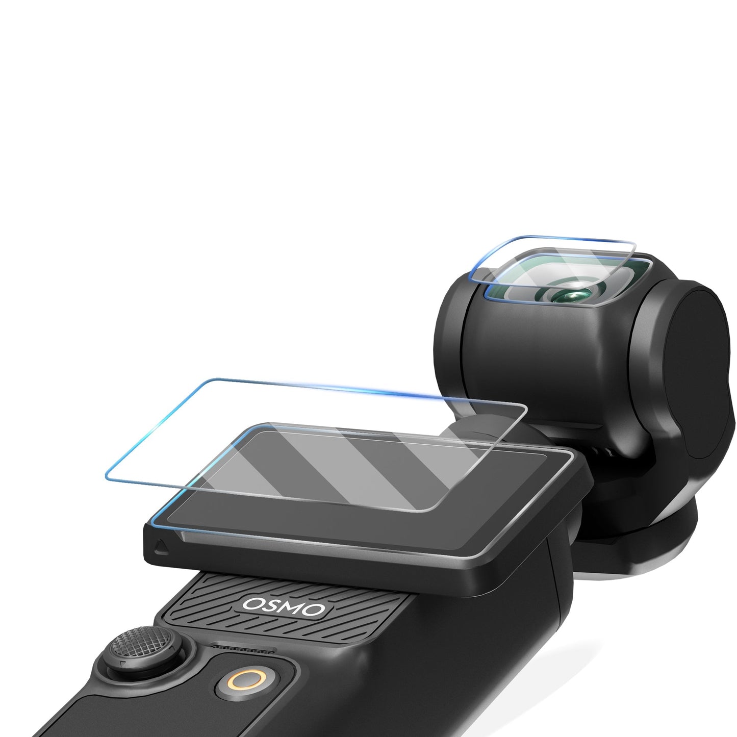 Screen Cover & Camera Lens Protector For DJI Osmo Pocket 3 (2 Pack)